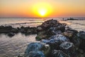 Tel aviv beach Royalty Free Stock Photo