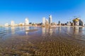 Tel Aviv beach coast. Royalty Free Stock Photo