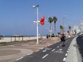 Tel Aviv Beach, waterfront bike trail
