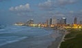 Tel Aviv Coastline in Dusk