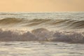 Tel Aviv coastline and skyline as seen from The Mediterranean sea Royalty Free Stock Photo