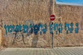 Tel-Aviv - 4 December, 2016: Nachman Meuman religious graffiti i