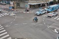 Tel Aviv - February 2, 2017: Crossroad in Tel Aviv loaded with t