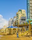 Mediterranean Sea Beach, Tel Aviv, Israel Royalty Free Stock Photo