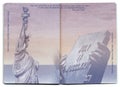 USA Passport Blank Page