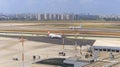El Al and Austrian Air Aircraft - Airplane In Ben Gurion Airport, Tel Aviv, Israel Royalty Free Stock Photo