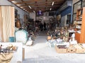 Tel Aviv, Israel - February 2, 2017: Old things for sale at a flea market in the old city of Jaffa, Tel Aviv, Israel