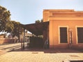 TEL AVIV, ISRAEL - JUNE 23, 2018: Overview of the rails in the old train station in Tel Aviv, Israel Royalty Free Stock Photo