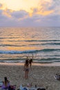 Hula Hoop Girls in Tel Aviv Royalty Free Stock Photo