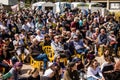 Israeli demonstration at Hostages Square Royalty Free Stock Photo