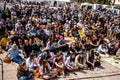 Israeli demonstration at Hostages Square Royalty Free Stock Photo