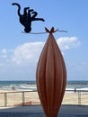 Urban sculpture on the Tel Aviv waterfront