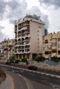 The Crazy House is a nine story postmodernist apartment house in Tel Aviv, Israel