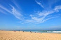 Gorgeous calm blue sea and free sand beaches of Tel Aviv.