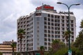 Carlton Hotel located by the beach of Tel Aviv, Israel Royalty Free Stock Photo