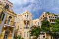 Nachalat Binyamin street, a vibrant street with shopsa and cafes in the center of Tel Aviv, Israel