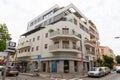 Typical Bauhaus inspired architectral detail from Tel Aviv, also called as the White City, Israel