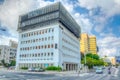 TEL AVIV, ISRAEL, SEPTEMBER 10, 2018: Modern headquarters of Fiverr in Tel Aviv, Israel