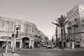 View of old street in the old town Jaffa, Yafo, Tel Aviv, Israel Royalty Free Stock Photo