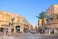 View of old street in the old town Jaffa, Yafo, Tel Aviv, Israel Royalty Free Stock Photo