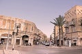 View of old street in the old town Jaffa, Yafo, Tel Aviv, Israel Royalty Free Stock Photo