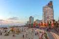 Tel Aviv beach, Israel Royalty Free Stock Photo