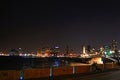 Tel Aviv, Israel. View from Jaffa at night Royalty Free Stock Photo