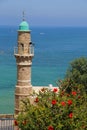 Al-Bahr Mosque or Sea Mosque in Old City of Jaffa, Israel Royalty Free Stock Photo