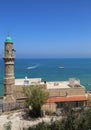 Al-Bahr Mosque or Sea Mosque in Old City of Jaffa, Israel Royalty Free Stock Photo