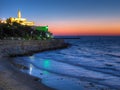 Tel Aviv Jaffa Sunset, Israel Royalty Free Stock Photo