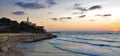 Tel Aviv Jaffa Sunset, Israel Royalty Free Stock Photo