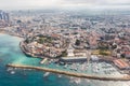 Tel Aviv Jaffa Yafo old city overview town Israel aerial view photo sea