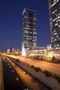 The Tel Aviv night city Royalty Free Stock Photo