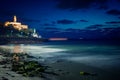 Tel Aviv at night Royalty Free Stock Photo