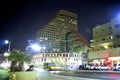 Tel-Aviv Promenade at night lights