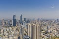 Tel Aviv And Ramat Gan Skyline, Tel Aviv Cityscape At Day, Israel Royalty Free Stock Photo