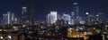 Tel Aviv And Ramat Gan Skyline At Night, Israel Royalty Free Stock Photo