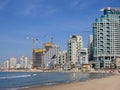 Tel Aviv`s waterfront Royalty Free Stock Photo