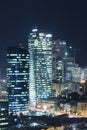 The Tel aviv skyline - Night city Royalty Free Stock Photo