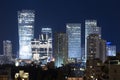 Tel Aviv Skyline At Night, Tel Aviv Cityscape, Israel Royalty Free Stock Photo
