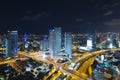 Tel Aviv Skyline At Night, Skyscraper Royalty Free Stock Photo