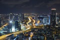 Tel Aviv Skyline At Night, Skyscraper Royalty Free Stock Photo