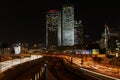 Tel Aviv skyline photo at night