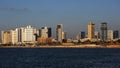 Tel Aviv skyline and waterfront, Israel Royalty Free Stock Photo