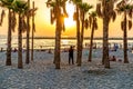 Tel Aviv sunset Royalty Free Stock Photo