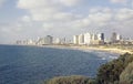 Tel-aviv TLV coastline view Royalty Free Stock Photo