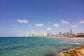 Tel-Aviv view from the old to the new town Royalty Free Stock Photo