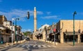 Old City of Jaffa downtown with Mahmoudiya Mosque at Tayelet Mifraz Shlomo street in Tel Aviv Yafo, Israel Royalty Free Stock Photo