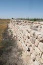 Tel Lachish Palace Wall Ruins Royalty Free Stock Photo