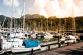 Telaga Habour Park and Marina. Royalty Free Stock Photo